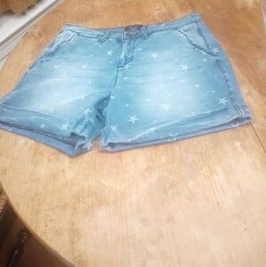 Earl Jeans Blue Jean Shorts Casual Mid-Thigh